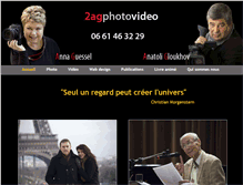 Tablet Screenshot of 2agphotovideo.com